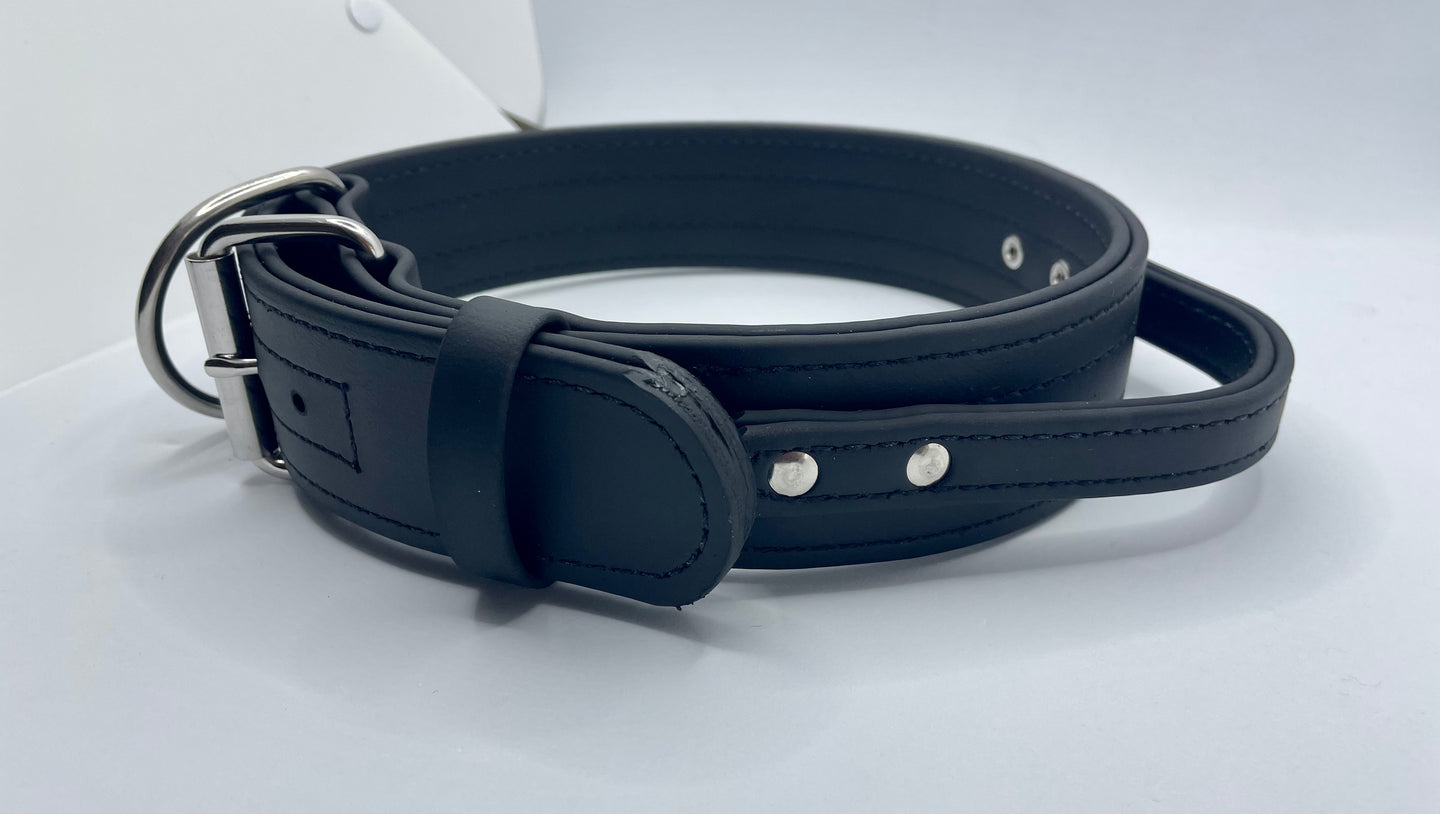 2" BioThane Working Dog Agitation Collar with Handle